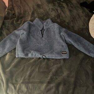 calvin klein adjustable length sherpa